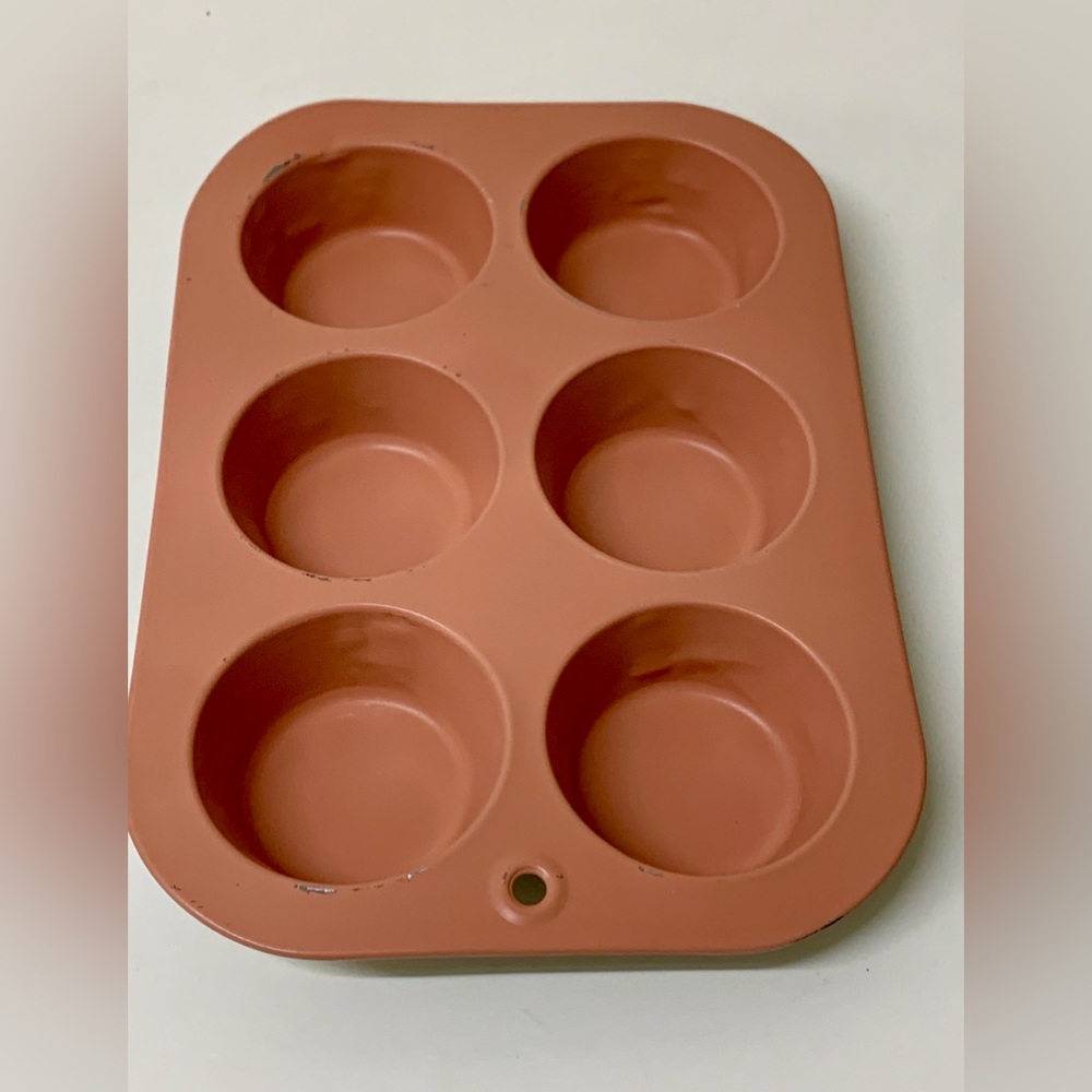Mid Century Vtg Teflon Coated Aluminum Non Stick Muffin Cupcake Baking Tin